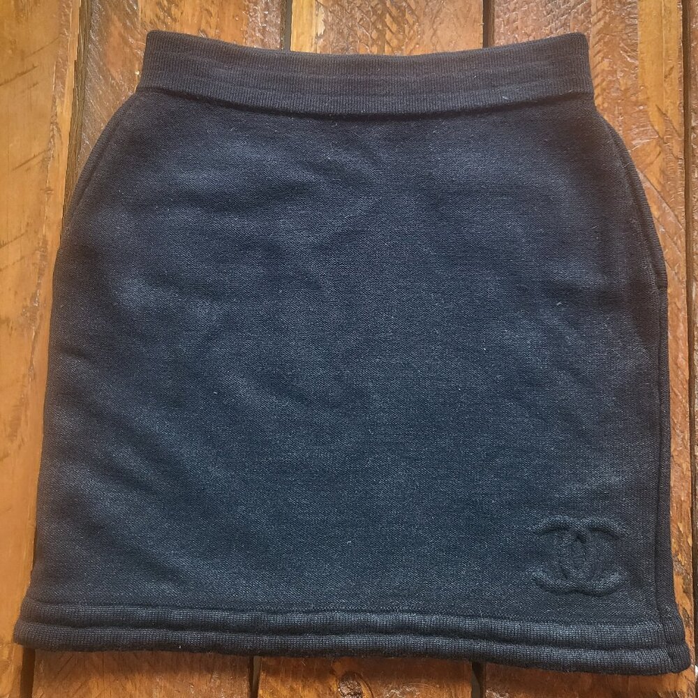 Chanel mini knit skirt size 38